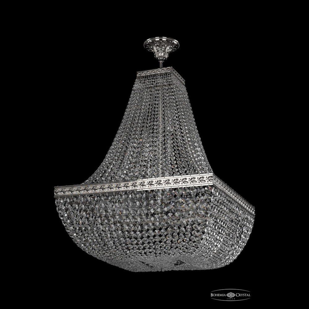 Люстра хрустальная 19112/H2/60IV Ni Bohemia Ivele Crystal