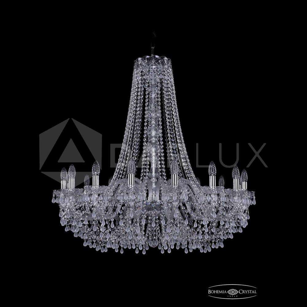 Люстра хрустальная 1410/16/360/h-95 Ni V0300 Bohemia Ivele Crystal