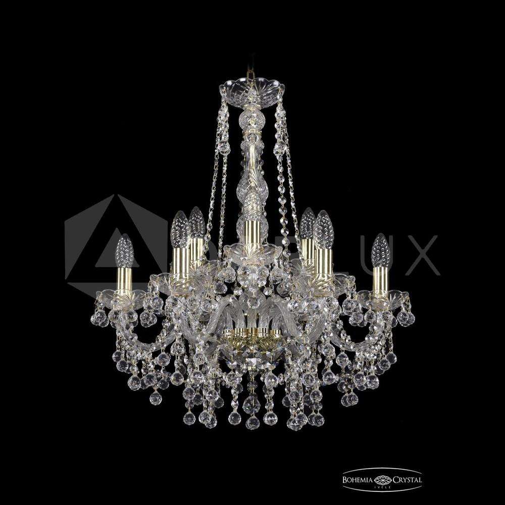 Люстра хрустальная 1409/6+3/195/h-63 G Bohemia Ivele Crystal