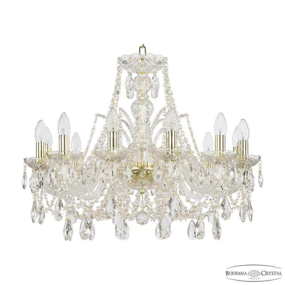 Люстра хрустальная 105/12/240 G Bohemia Ivele Crystal