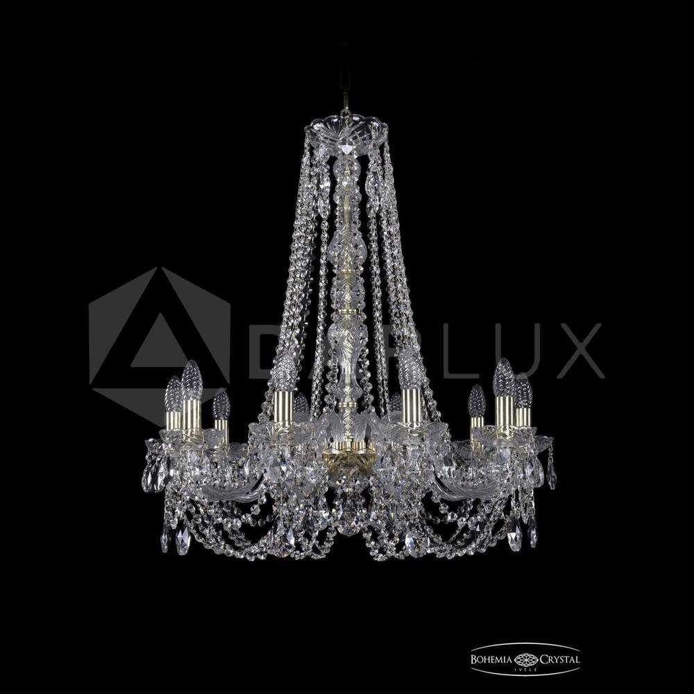 Люстра хрустальная 1406/10/240/h-75 G Bohemia Ivele Crystal