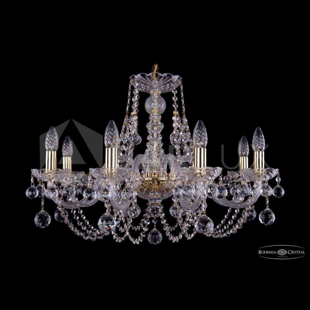 Люстра хрустальная 1406/8/240 G Balls Bohemia Ivele Crystal