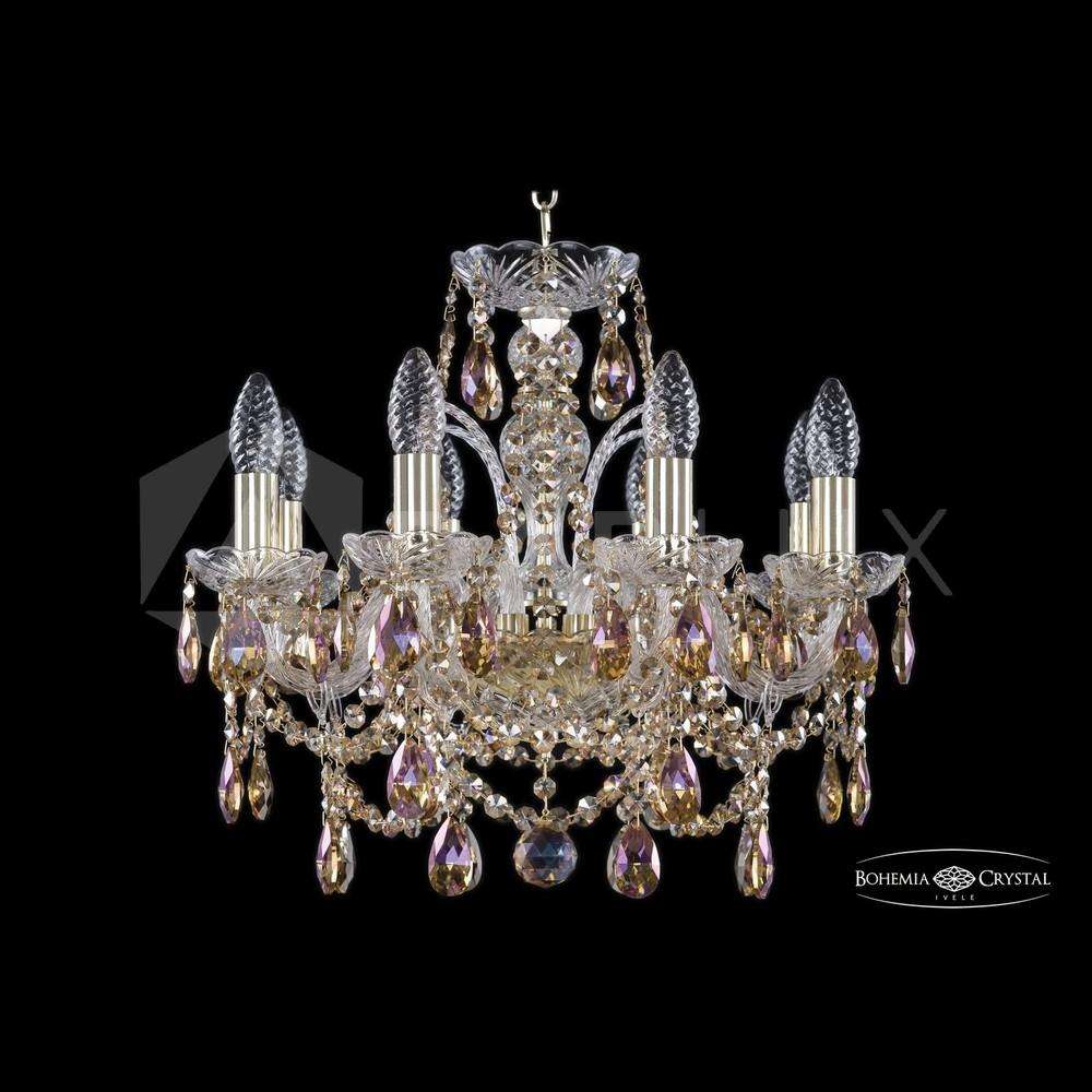 Люстра хрустальная 1411/8/141 G R777 Bohemia Ivele Crystal