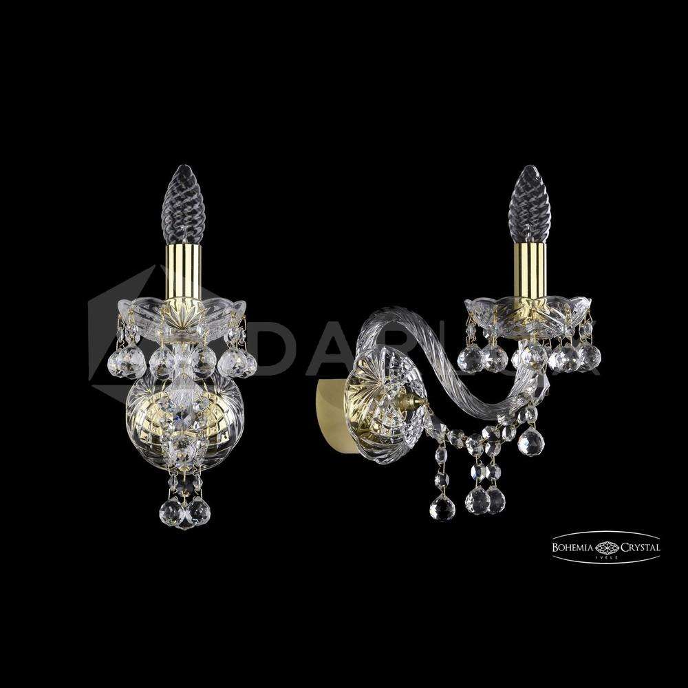 Бра хрустальные 1409B/1/160 G Bohemia Ivele Crystal