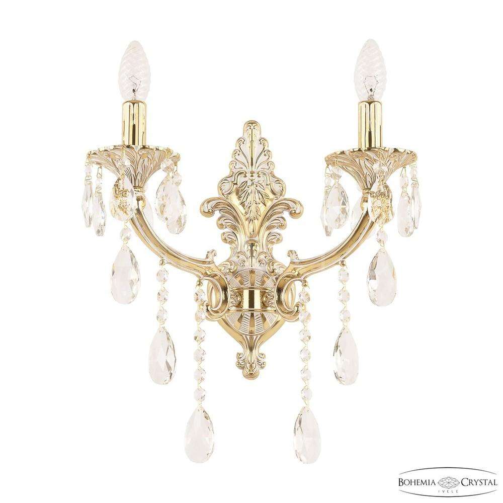 Бра бронзовые 7216B14/2/175 B GW Bohemia Ivele Crystal