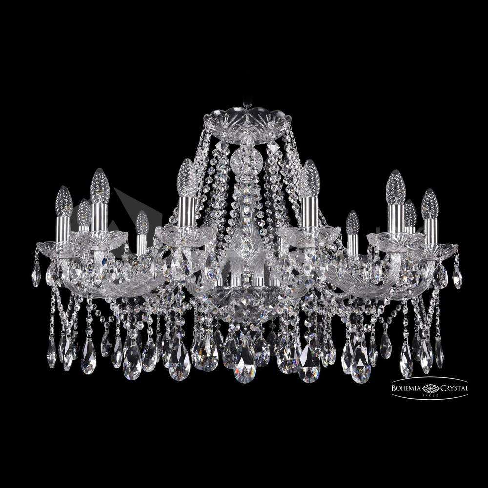 Люстра хрустальная 1413/12/300 Ni Bohemia Ivele Crystal