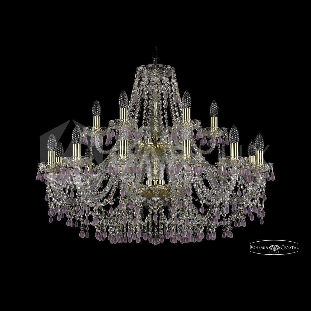 Люстра хрустальная 1410/10+5/300/2d G V7010 Bohemia Ivele Crystal