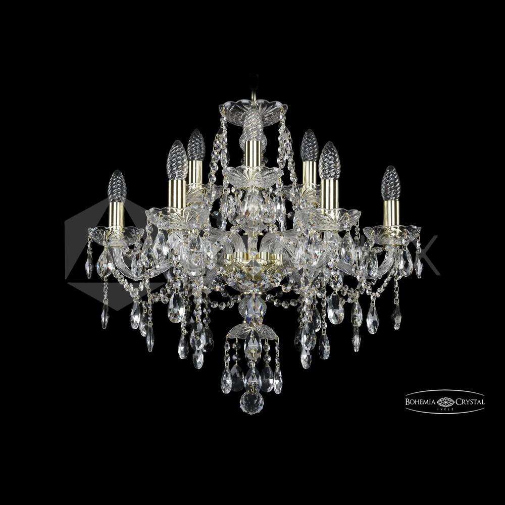 Люстра хрустальная 1415/6+3/200 G Bohemia Ivele Crystal