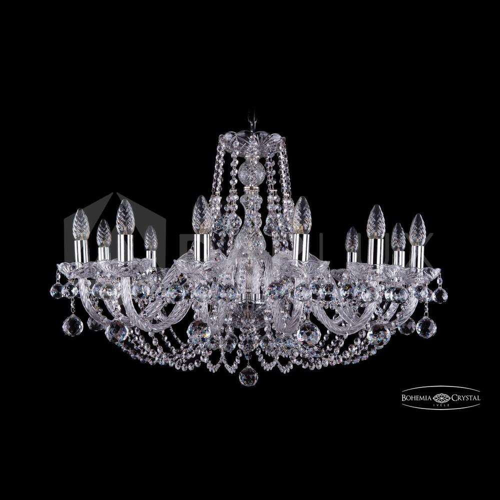 Люстра хрустальная 1406/12/300 Ni Balls Bohemia Ivele Crystal