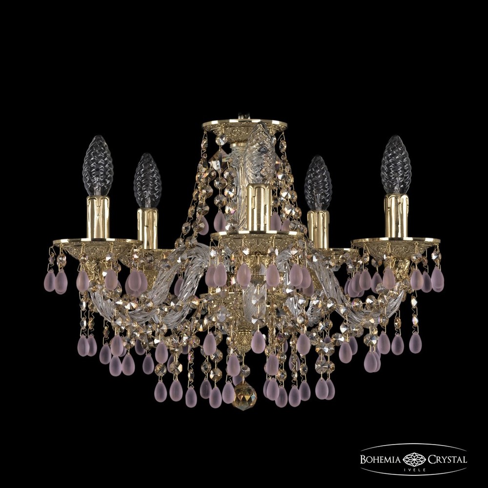 Люстра хрустальная 16110/5/141 G V7010 R777 Bohemia Ivele Crystal