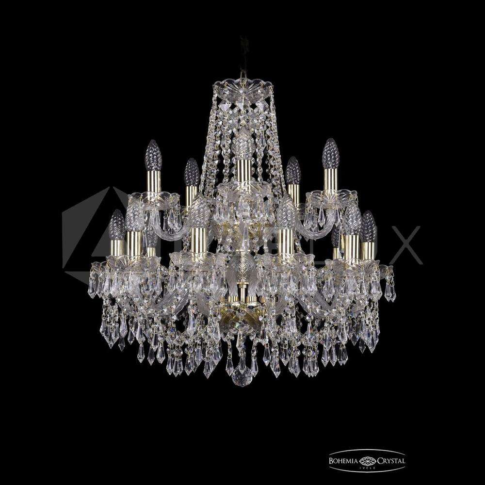 Люстра хрустальная 1403/10+5/195/2d G Bohemia Ivele Crystal