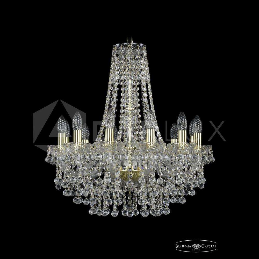 Люстра хрустальная 1409/12/195/h-63 G Bohemia Ivele Crystal