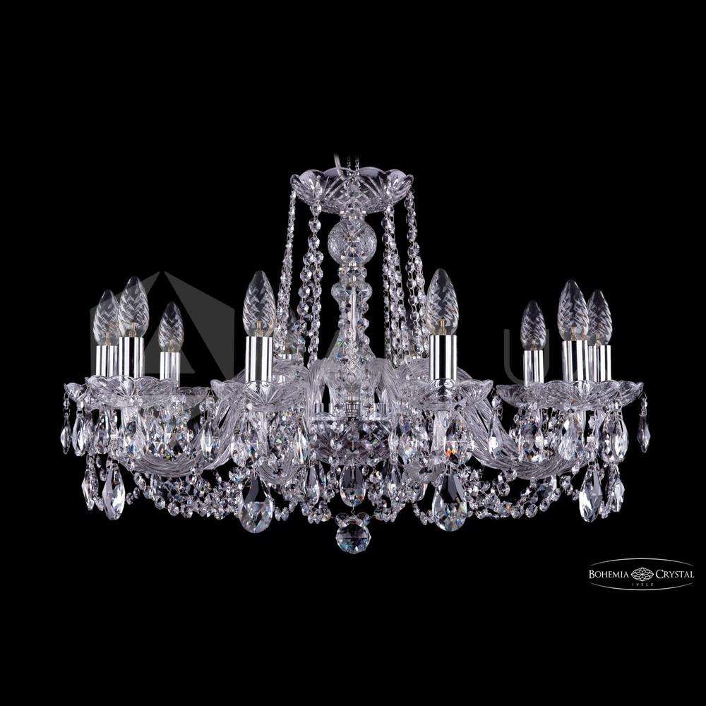 Люстра хрустальная 1402/10/240 Ni Bohemia Ivele Crystal