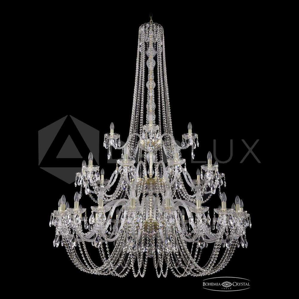 Люстра хрустальная 1402/20+10+5/530/h-206/3d G Bohemia Ivele Crystal