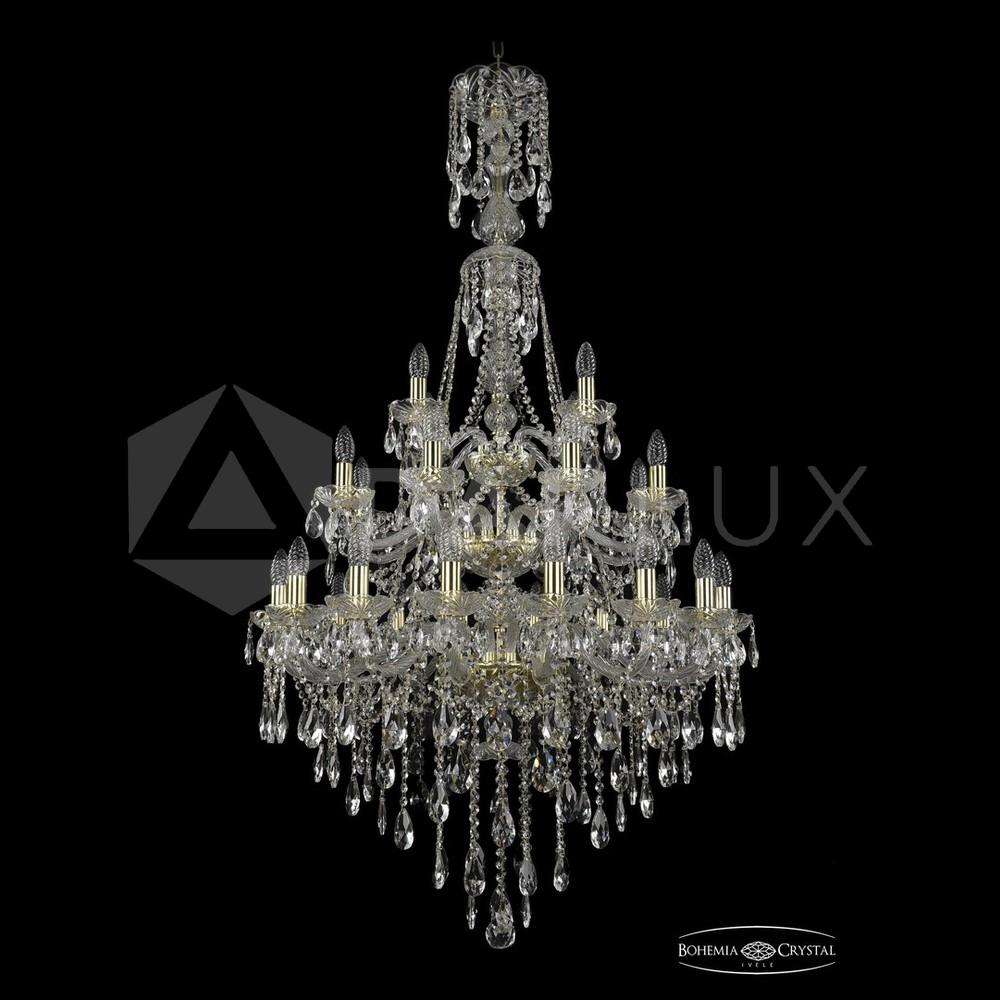Люстра хрустальная 1415/16+8+4/300/XL-155/3d G Bohemia Ivele Crystal