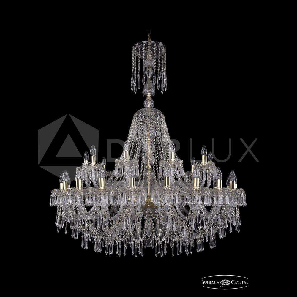 Люстра хрустальная 1403/20+10/400/XL-133 G Bohemia Ivele Crystal