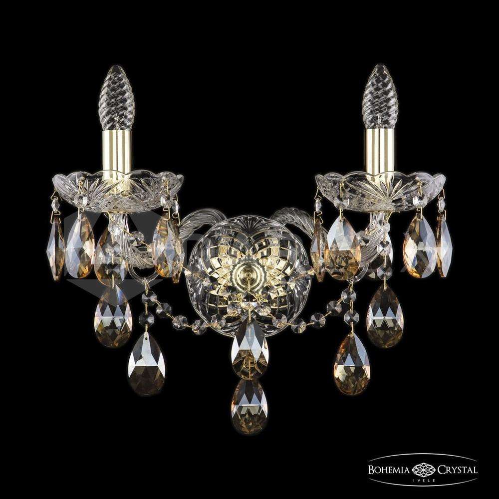 Бра хрустальные 1415B/2/165/XL G K721 Bohemia Ivele Crystal