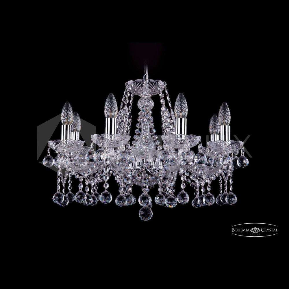 Люстра хрустальная 1413/8/200 Ni Balls Bohemia Ivele Crystal