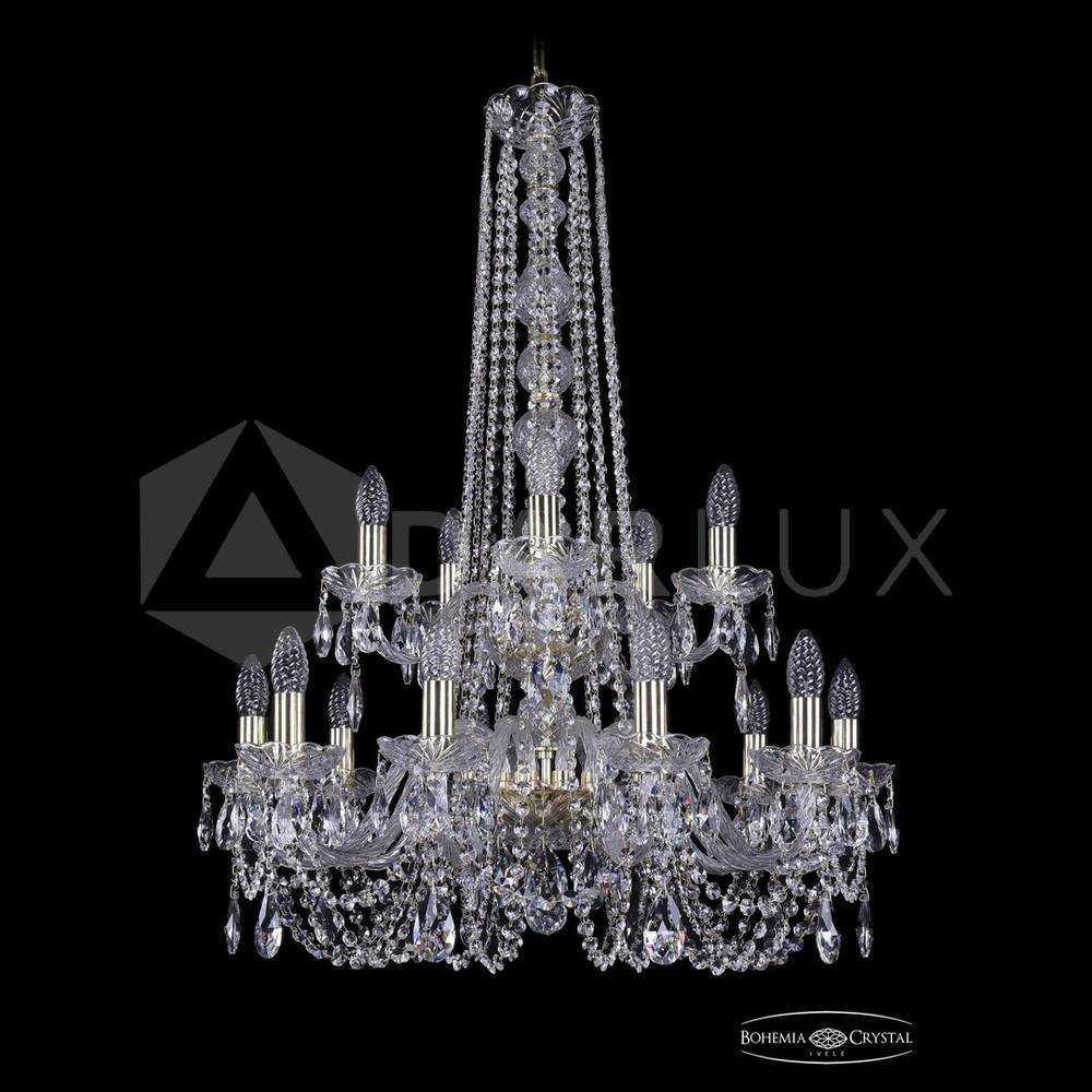 Люстра хрустальная 1402/10+5/240/h-90/2d G Bohemia Ivele Crystal