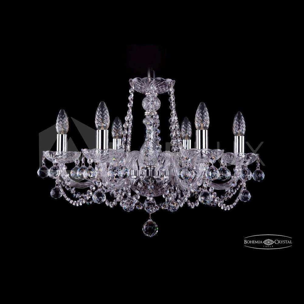 Люстра хрустальная 1402/6/195 Ni Balls Bohemia Ivele Crystal