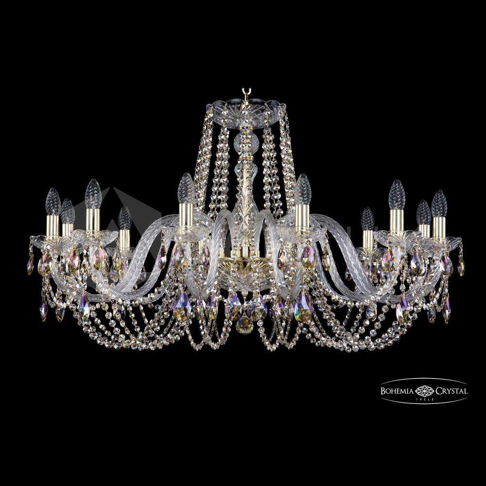 Люстра хрустальная 1402/12/360 G R801 Bohemia Ivele Crystal