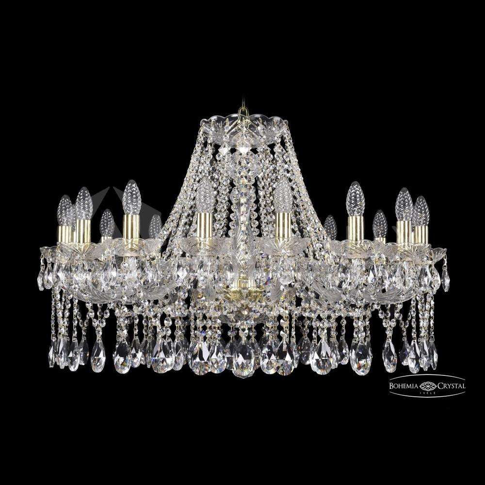 Люстра хрустальная 1413/16/300 G Bohemia Ivele Crystal