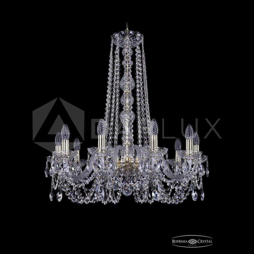 Люстра хрустальная 1402/10/240/h-73 G Bohemia Ivele Crystal