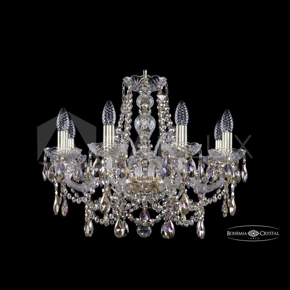 Люстра хрустальная 1411/8/195 G R801 Bohemia Ivele Crystal