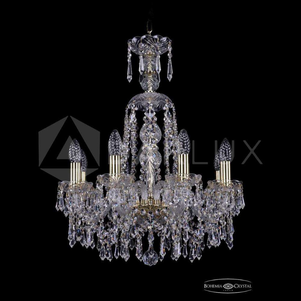 Люстра хрустальная 1403/8/160/XL-60 G Bohemia Ivele Crystal