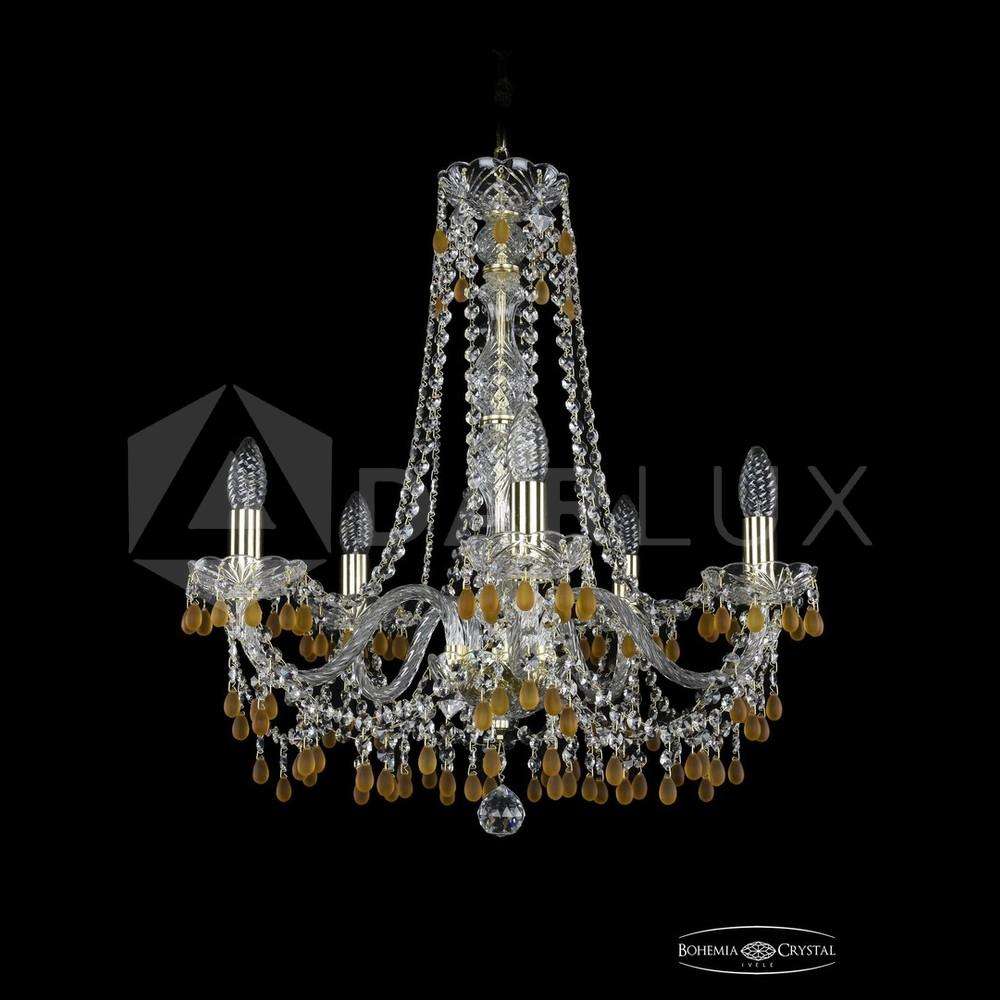 Люстра хрустальная 1410/5/195/h-60 G V1003 Bohemia Ivele Crystal