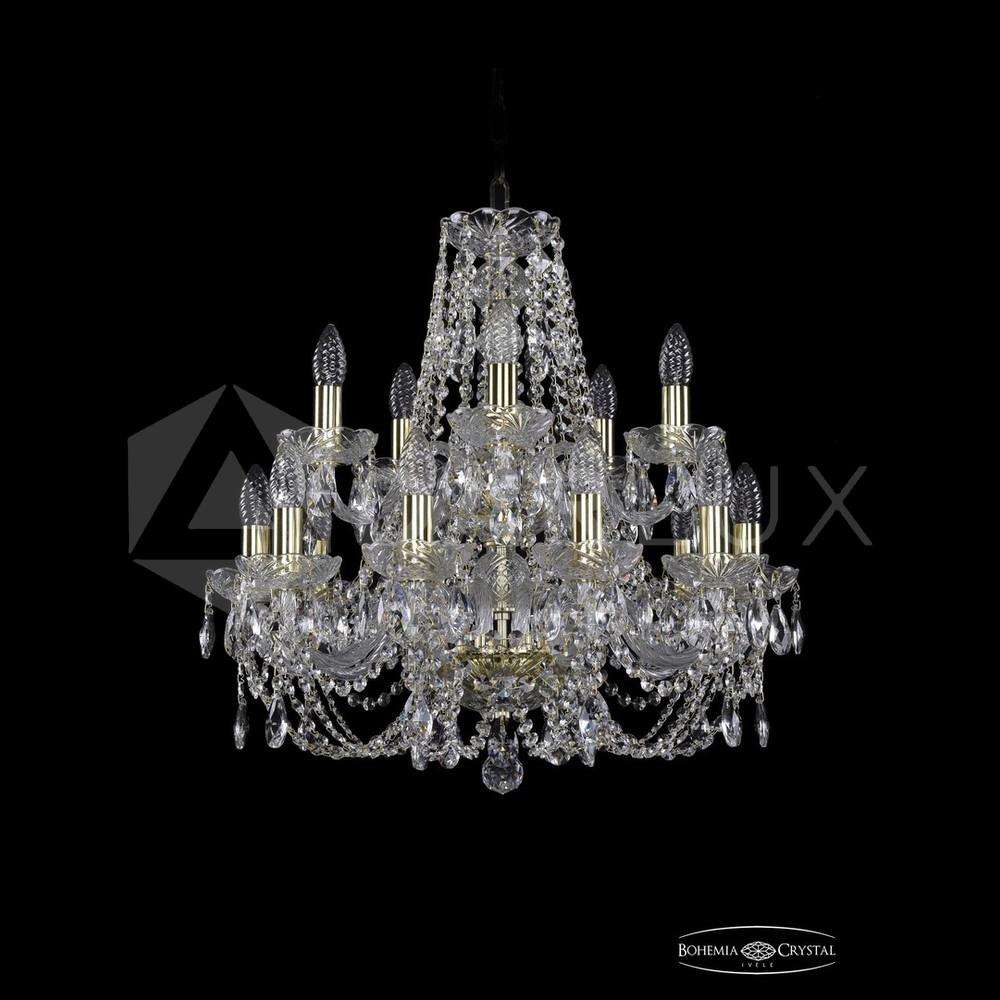 Люстра хрустальная 1406/10+5/195/2d G Bohemia Ivele Crystal