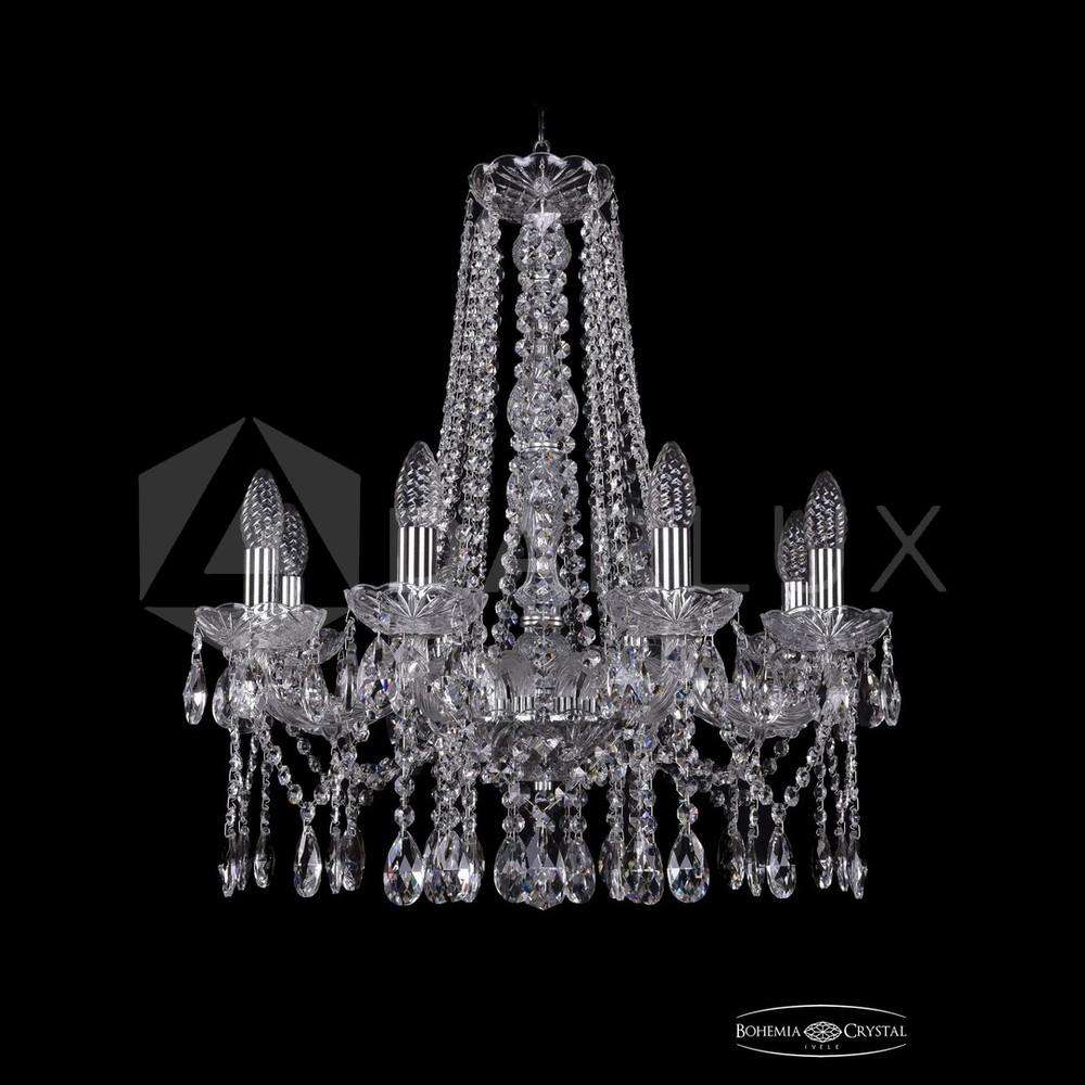 Люстра хрустальная 1413/8/200v/h-61 Ni Bohemia Ivele Crystal