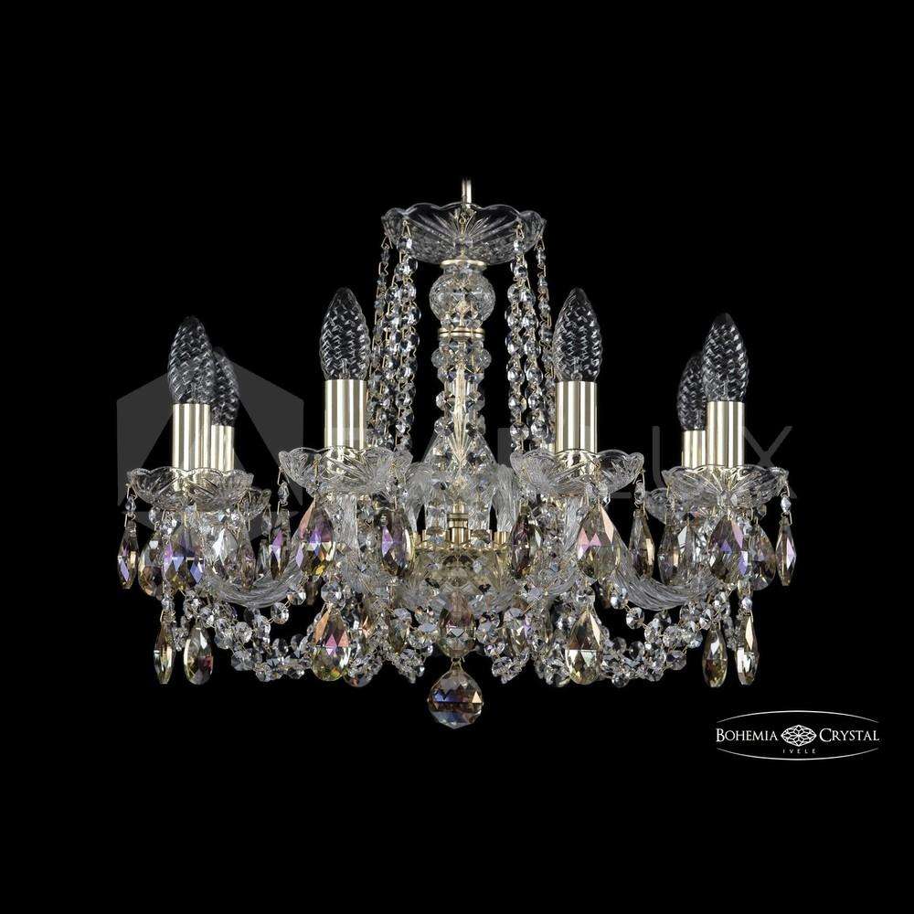 Люстра хрустальная 1402/8/160 G K801 Bohemia Ivele Crystal