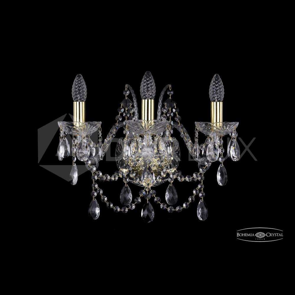 Бра хрустальные 1411B/3/160 G Bohemia Ivele Crystal